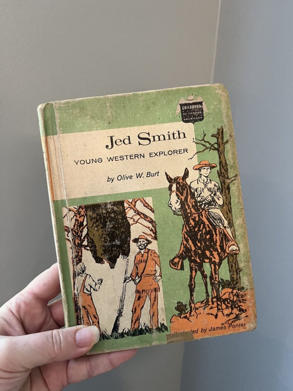 Jed Smith, young western explorer, (Childhood of famous Americans)by Olive Wooll